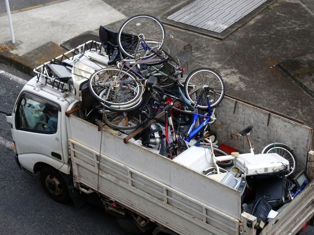 大量自転車